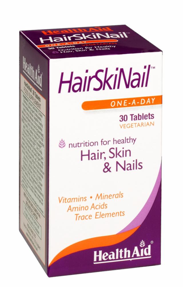 Health Aid HairSkiNail (Hair, Skin, Nail Formula), 30 Tablets on Productcaster.