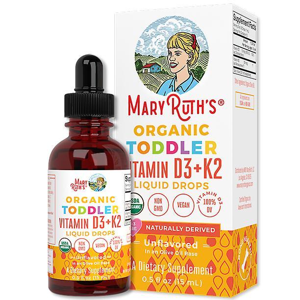 Maryruth's organic toddler vitamin d3+k2 liquid drops, 0.5 fl. oz on Productcaster.