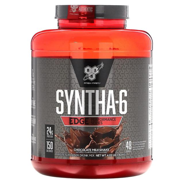 BSN, Syntha-6 Edge, Mistura de bebida em pó de proteína, Batido de chocolate, 4,02 lb (1,82 kg) on Productcaster.