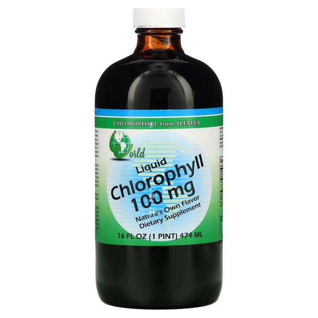 World Organic, Liquid Chlorophyll, 100 mg, 16 fl oz (474 ml) on Productcaster.