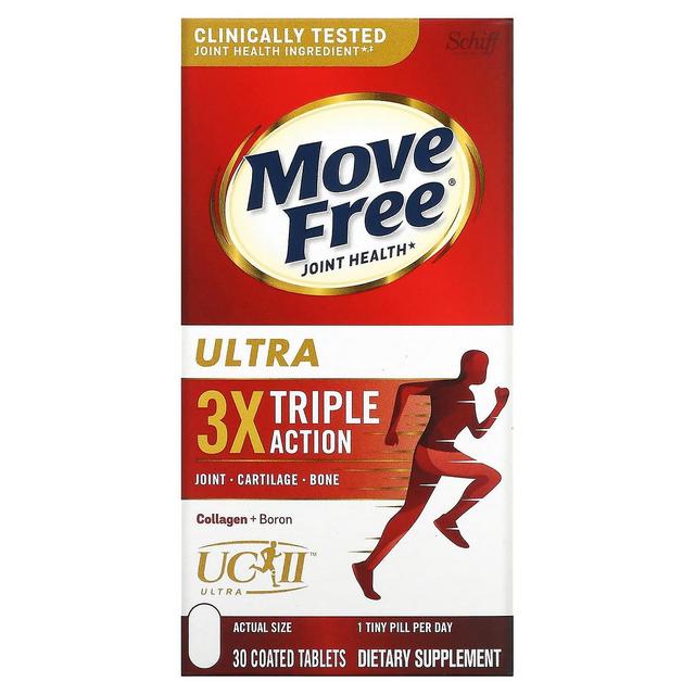 Schiff, Move Free Joint Health, Ultra, Triple Action, 30 Coated Tablets on Productcaster.