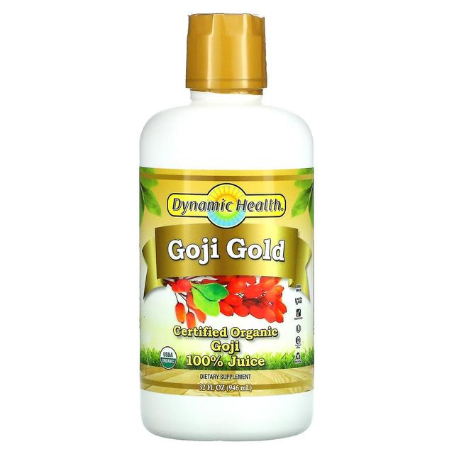 Dynamic Health Dynamisk sundhed, certificeret økologisk Goji Gold, 100% juice, 32 fl oz (946 ml) on Productcaster.