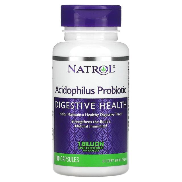 Natrol, Acidophilus Probiotic, 1 Billion, 100 Capsules on Productcaster.