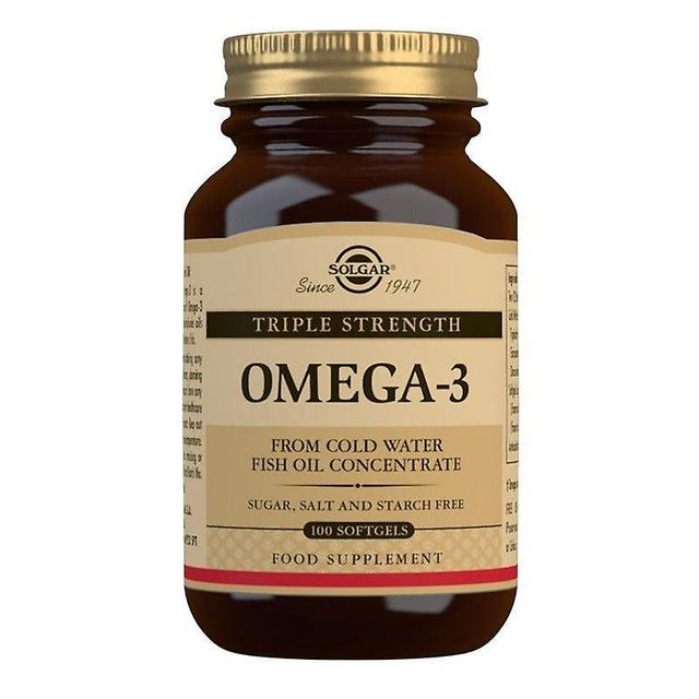 Solgar Omega-3 Triple Strength Softgels 100 (12524715) on Productcaster.