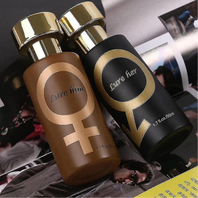 Hotime Inalsion Golden Lure Pheromone Parfum Lok Parfum Spray Om Hem / haar aan te trekken Vrouwen on Productcaster.