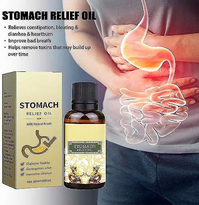 unbrand Stomach Relief Oil, Soothing Stomach Oil Abdominal Massage And Care Oil For Clearing Stool, Relieving Gastrointestinal Discomforts, Firming... on Productcaster.