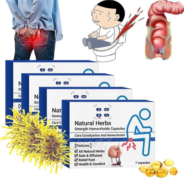 Cápsulas naturais de hemorroidas de força de ervas, cápsulas naturais de alívio de hemorroidas, tratamento rápido de hemorroidas para desconforto h... on Productcaster.