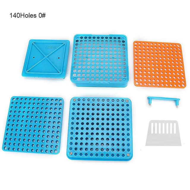 140 Holes Manual Capsule Filler Plate Capsule Powder Filling Machine Board Tool For Size 0# on Productcaster.