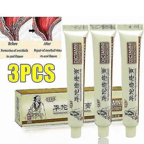 60g Hua Tuo Materiais Vegetais Creme Ful Pilhas Internas Externas on Productcaster.