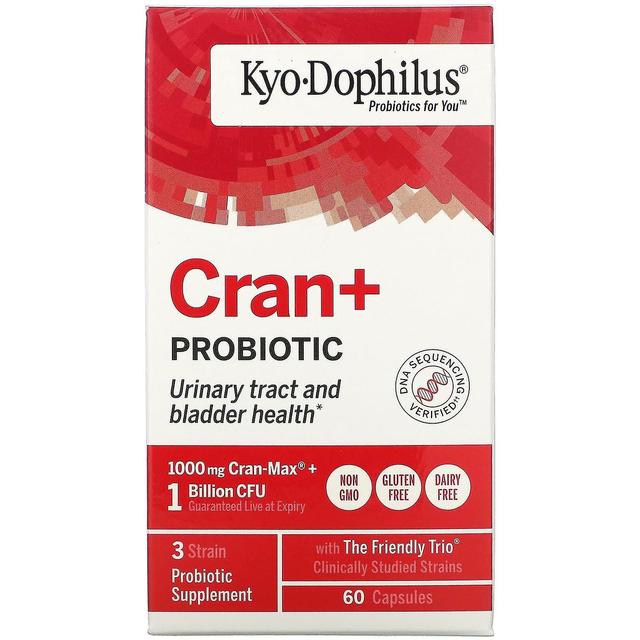 Kyolic, Kyo-Dophilus, Cran+ Probiotic , 60 Capsules on Productcaster.