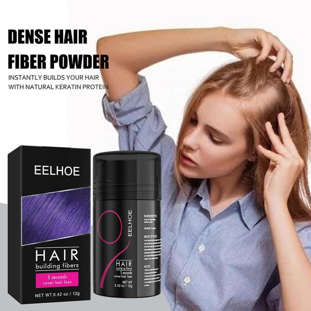 Hair Growth Fiber Powder Hair Increase Hair Volume Fiber Thick Thick Hair Beauty Hair Powder Plant Fiber Powder med brown on Productcaster.