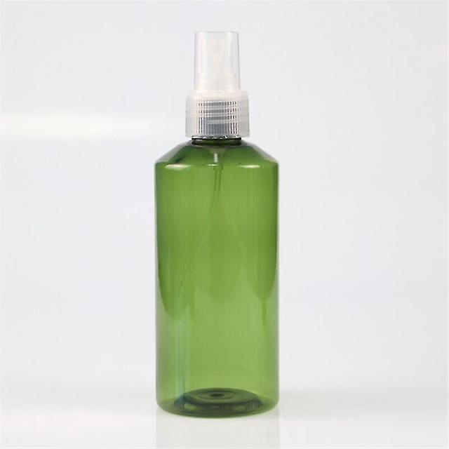 Sjioh 50/100/150/200 ml spray frasco portátil verde pulverizador plástico frasco recarregável perfume de viagem recipientes cosméticos vazios on Productcaster.