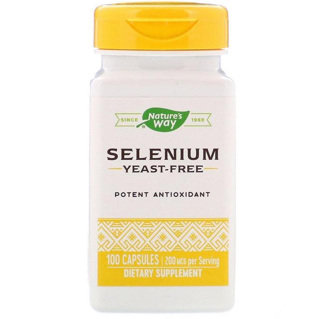 Nature's Way, Selenium, 200 mcg, 100 Capsules on Productcaster.