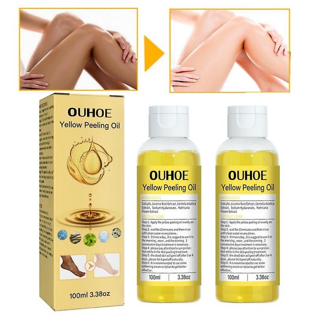 1-3szt Żółty Peeling Olejowy O Podwójnej Mocy 100ml 2pcs on Productcaster.