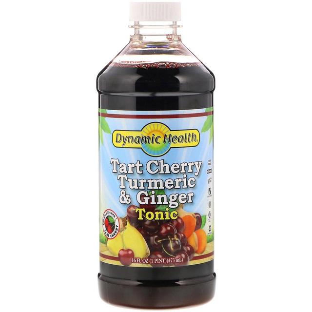 Dynamic Health Laboratories Dynaamiset terveyslaboratoriot, Tart Cherry Kurkuma &; Ginger Tonic, 16 fl oz (473 on Productcaster.