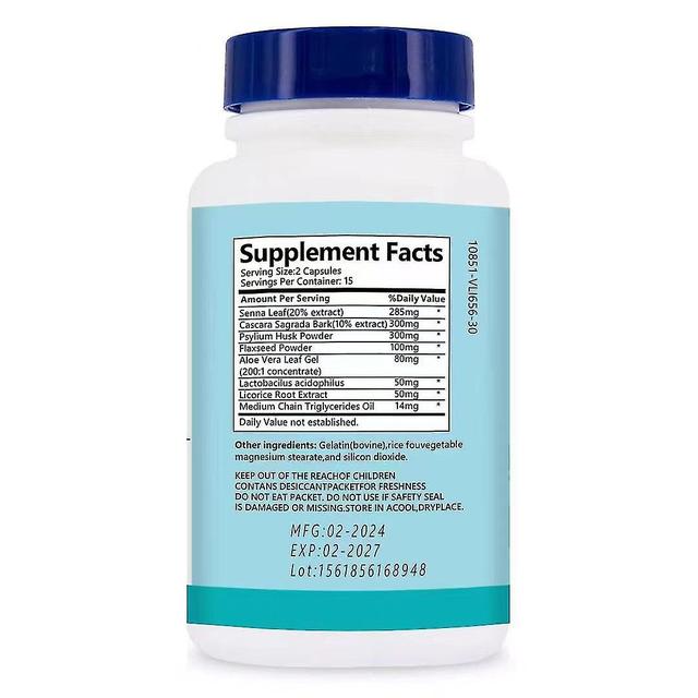 Yyelv 15 Day Cleanse, Gut and Colon Support, Advanced Gut Cleanse Detox with Senna, Cascara Sagrada & Psyllium Husk 3 Bottle on Productcaster.