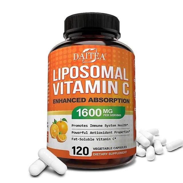 Venalisa Daitea Vitamin C Complex Liposomal Capsules - 1600 mg Lecithin Collagen Formation - Antioxidant, Energy 120 count-1 bottle on Productcaster.