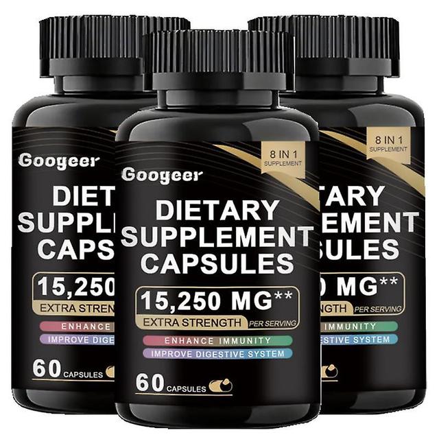 1-3bottles Dietary Supplement Capsules Body Treatment, 8-in-1 Dietary Supplement Capsules, Energy & Stamina Booster on Productcaster.