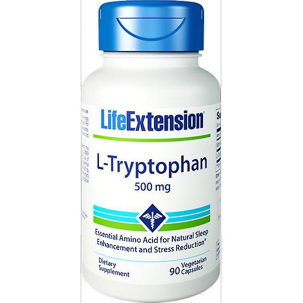 Life Extension Prolongation de la durée de vie l-tryptophane 500 mg capsules végétariennes, 90 ct on Productcaster.