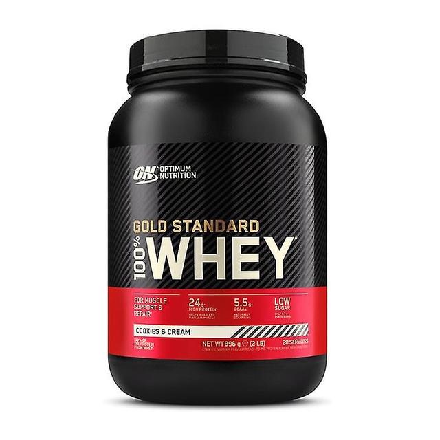 Optimum Nutrition 100% Gold Standard Whey Protein High Level Supplement - 912g Cookies & Creme on Productcaster.