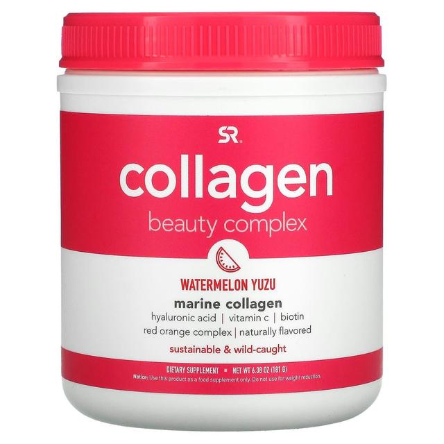 Sports Research, Collagen Beauty Complex, Marine Collagen, Watermelon Yuzu, 6.38 oz (181 g) on Productcaster.