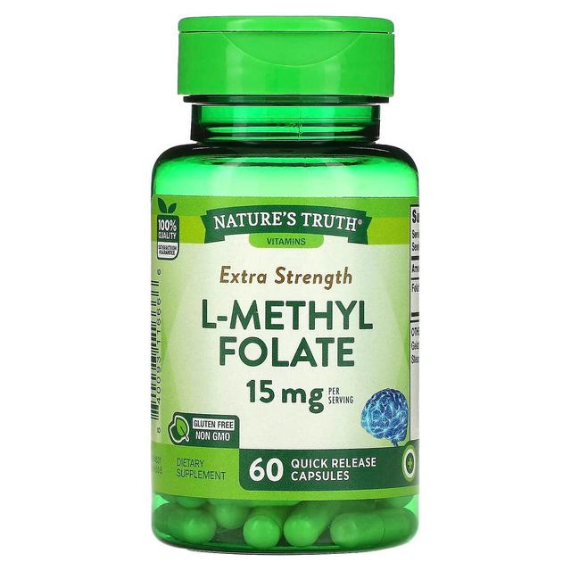 Nature's Truth, Extra Strength L-Methyl Folate, 7.5 mg, 60 Quick Release Capsules on Productcaster.