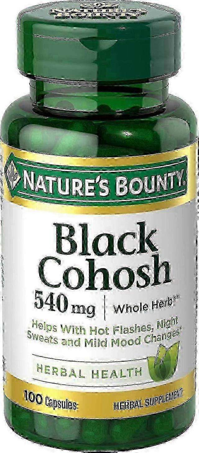 Natures Bounty Recompensa el cohosh negro de la naturaleza, 540 mg, cápsulas, ea 100 on Productcaster.