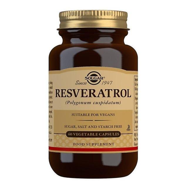 Solgar Resveratrol 100mg Vegicaps 60 (12537091) on Productcaster.