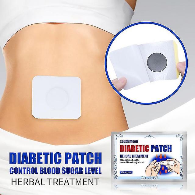 12pcs/box Chinese Herbal Hypertension Patch Blood Pressure Reduce Plaster on Productcaster.