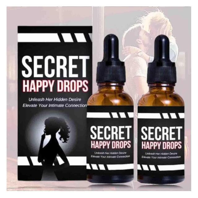 Hemliga Happy Drops, Pleasure Oral Peak Drops, Happy Hormones Drops Kvinnor & Män, Enhancing Sensitivity Pleasure-a 2pcs on Productcaster.