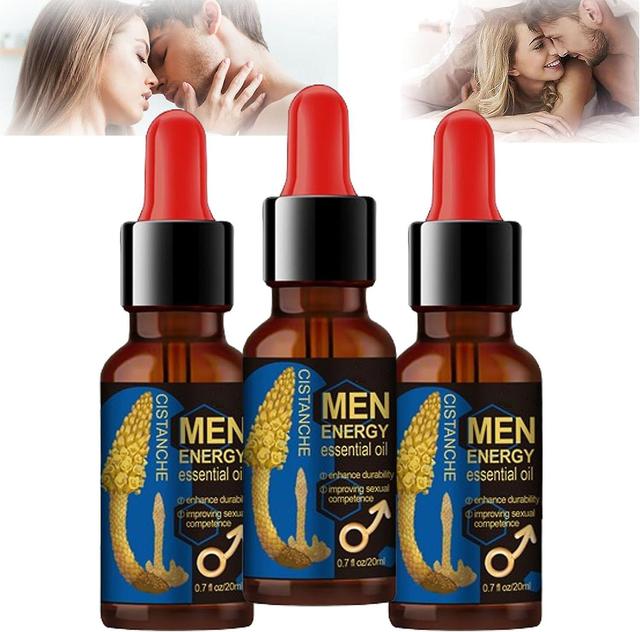 Wtowin Secret Drops For Strong Men, Secret Happy Drops For Men Bigger Longer Long Lasting Sex Energy Massage Oil Enhancing Sensitivity 3Pcs 60ML on Productcaster.