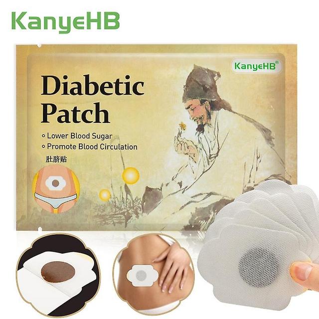 Hywell 60pcs Diabetes Patch Stabilizes Blood Sugar Level Sticker Chinese Natural Herbal Lower Blood Glucose Diabetics Herbal Plaster 60pcs-10 bags on Productcaster.