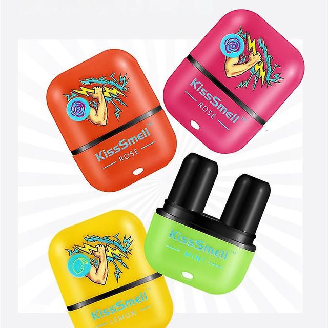 Kisssmell Energy Nasal Inhaler Double Hole Vital Oil Energy Bar Cool Nostril Cool And Fresh No Longer Sleepy Multi Mint flavor on Productcaster.