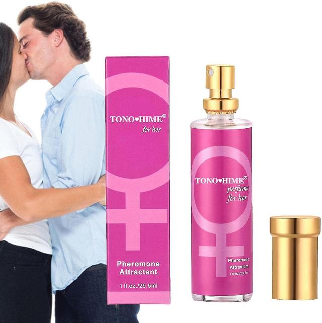 Långvarig parfymspray, långvarig doft, sexig feromonflirtparfym för män och kvinnor, feromonparfym för kvinnor, lockar män Miss on Productcaster.