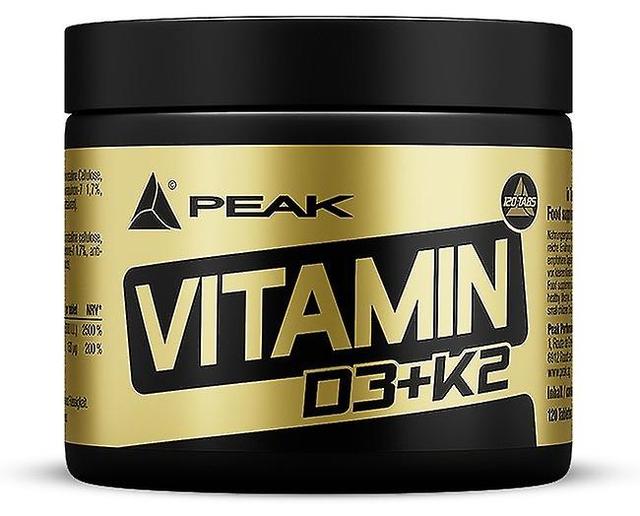 Peak Vitamin D3 + K2 120 Capsules on Productcaster.