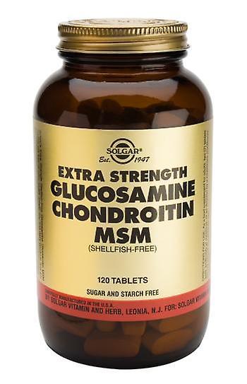 Solgar Extra Strength Glucosamine Chondroitin MSM Tablets, 120 on Productcaster.