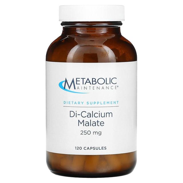 Metabolic Maintenance, DI-Calcium Malate, 250 mg, 120 Capsules on Productcaster.