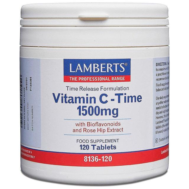 Lamberts vitamin c - time 1500mg 120's on Productcaster.