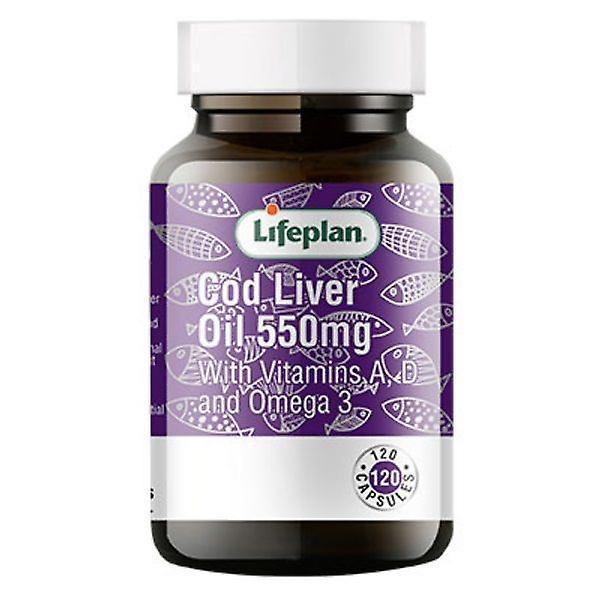 Life Plan Lifeplan Bacalhau Óleo de Fígado 550mg Caps 120 (FT7101) on Productcaster.