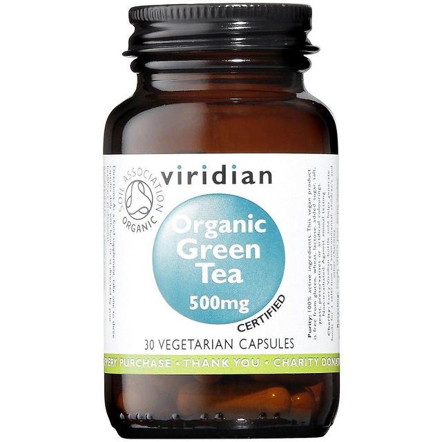 Viridian Green Tea Leaf 500mg Veg Caps 30 (953) on Productcaster.