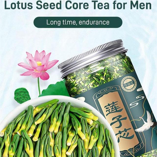 60g Lotus Seed Core Tea For Men Heart Energy Lianzixin Kidney Care Toning Boost 3pcs on Productcaster.