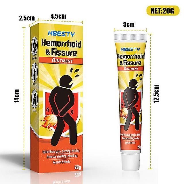 unbrand Hbesty Health Care Cream Safe Effective Herbal Medicine Relieve Pain Hemorrhoid&fissure Ointment 20g on Productcaster.