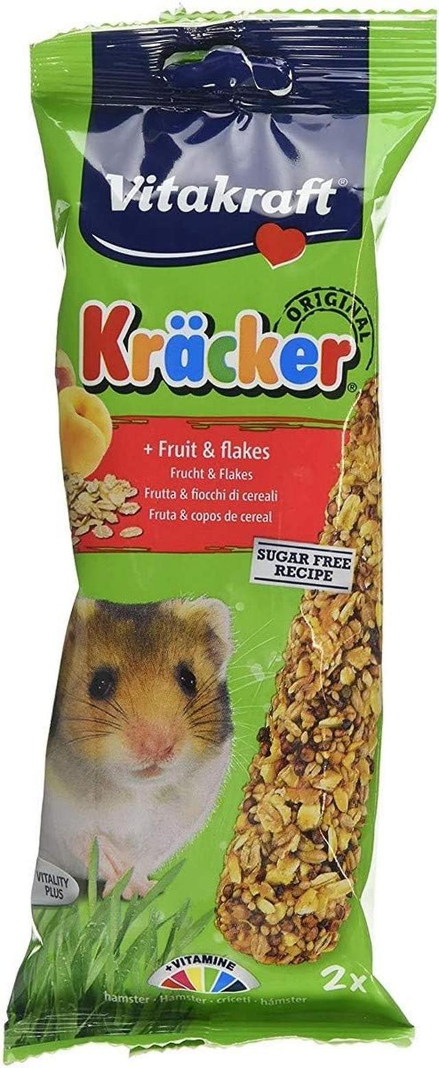 Vitakraft Kracker Fruit Flakes Hamster Case 5 on Productcaster.