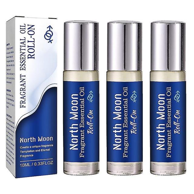 3pcs Roll-on feromônio infundido óleo essencial perfume colônia unissex para homens & mulheres on Productcaster.