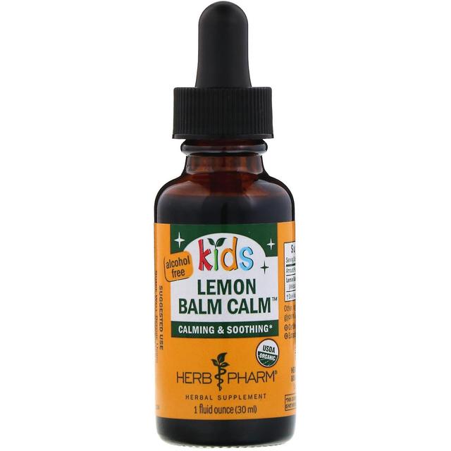 Herb Pharm, Kids Organic Lemon Balm Calm, Alcohol Free, 1 fl oz (30 ml) on Productcaster.