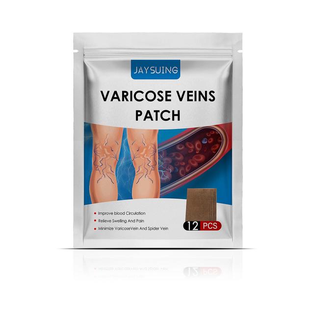 Jaysuing Vein Repair Song Posted To Relieve Pain Swelling Earthworm Leg Blue Tendon Raised Repair Plaster Paste Varicose veins posted 12pcsbag on Productcaster.