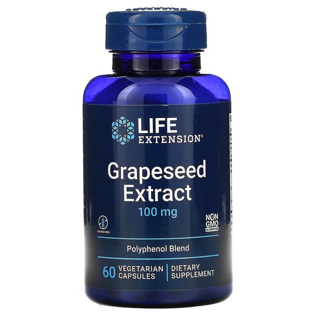 Life Extension Extensão de vida, Extrato de semente de uva, 100 mg, 60 cápsulas vegetarianas on Productcaster.