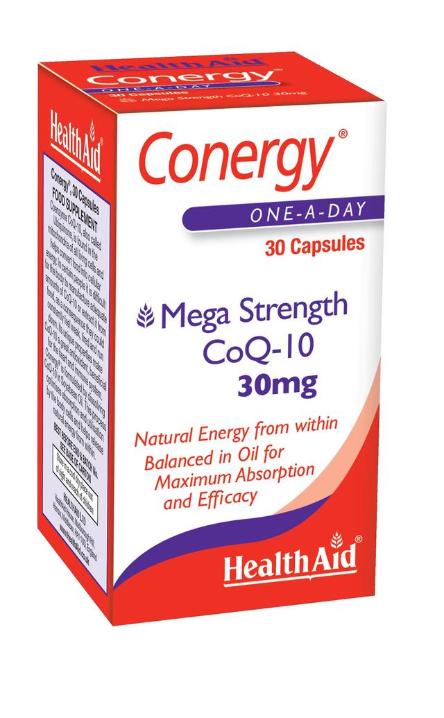 Health Aid Gesundheitshilfe conergy coq10 30mg 30's on Productcaster.