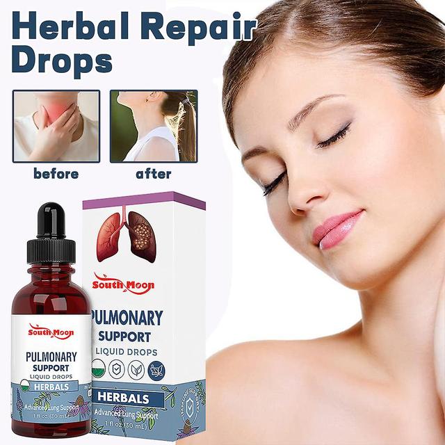 1/2pcs Pulmonary Support Liquid Drops Herbal Advanced Lung Support 1Pc on Productcaster.