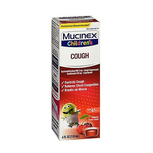 Airborne Mucinex Childrens Cough Liquide, Saveur de cerise 4 oz (Paquet de 1) on Productcaster.